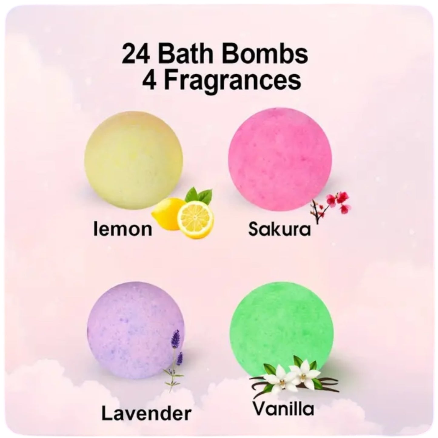 Kinky Pleasure - T152 - Bath Bombs 48 Pieces in Glass Jar