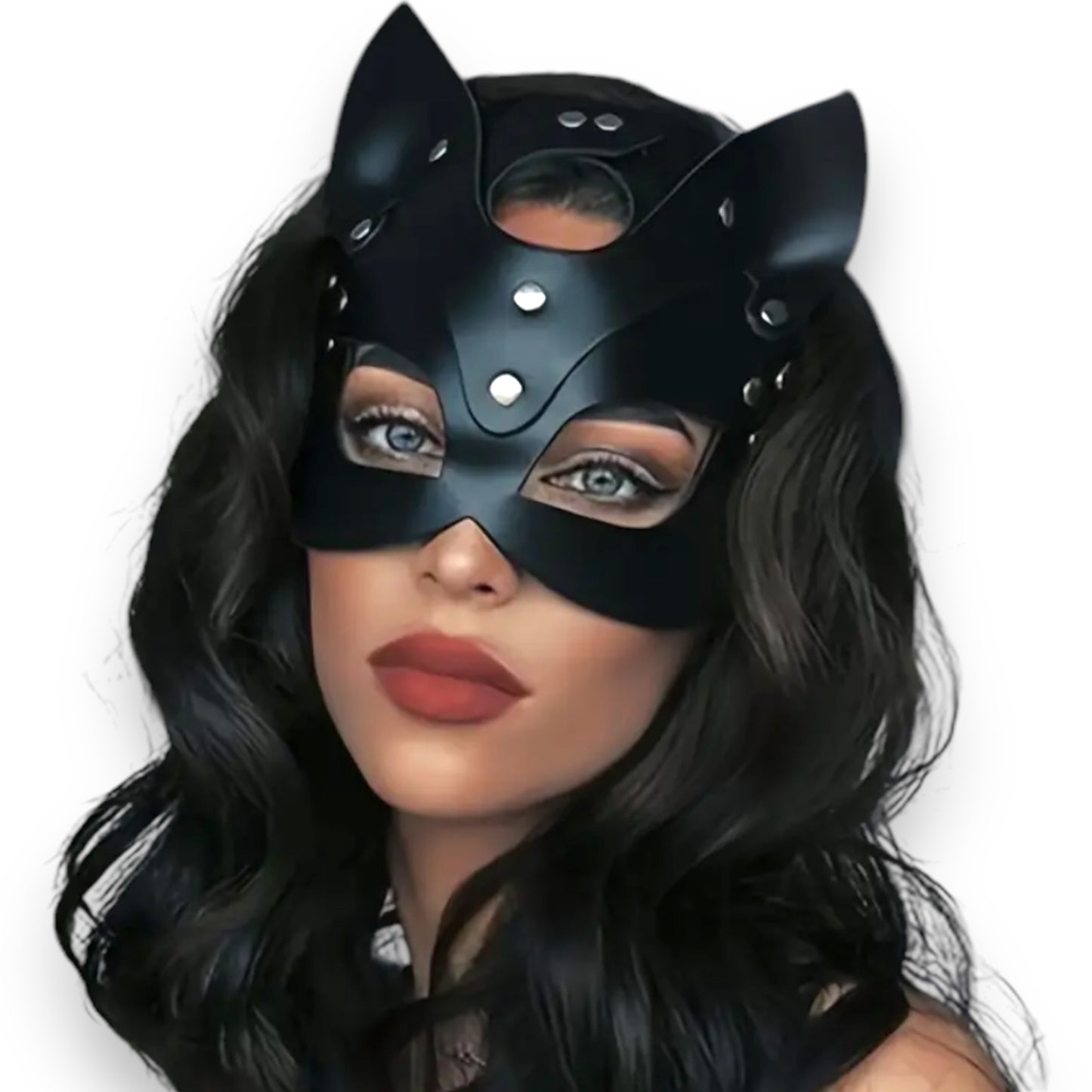 Kinky Pleasure - T149 - Luxury Kitty Mask - Elegant Cosplay & Sensual Accessory