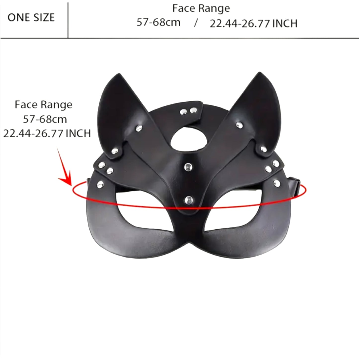 Kinky Pleasure - T149 - Luxury Kitty Mask - Elegant Cosplay & Sensual Accessory