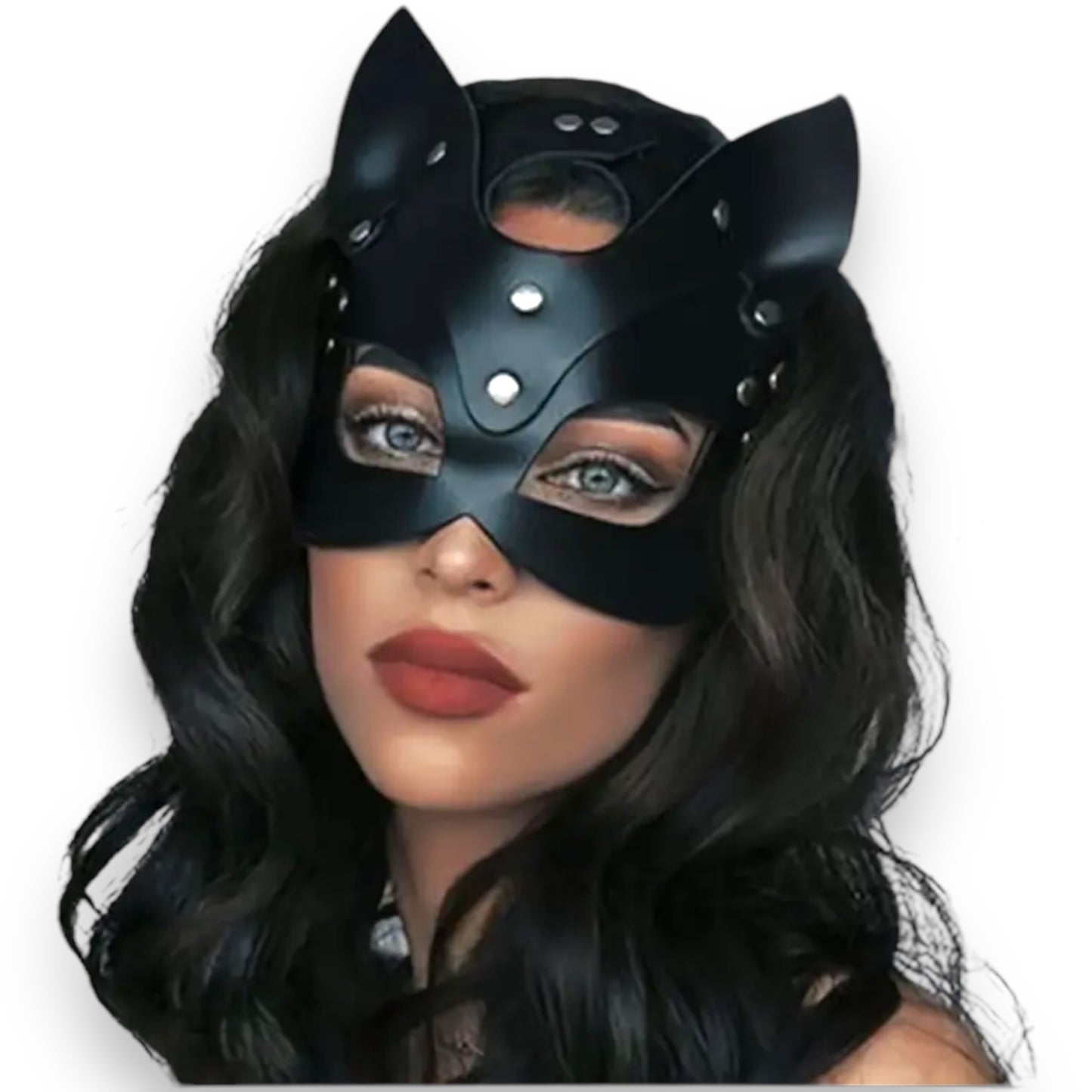 Kinky Pleasure - T149 - Luxury Kitty Mask - Elegant Cosplay & Sensual Accessory