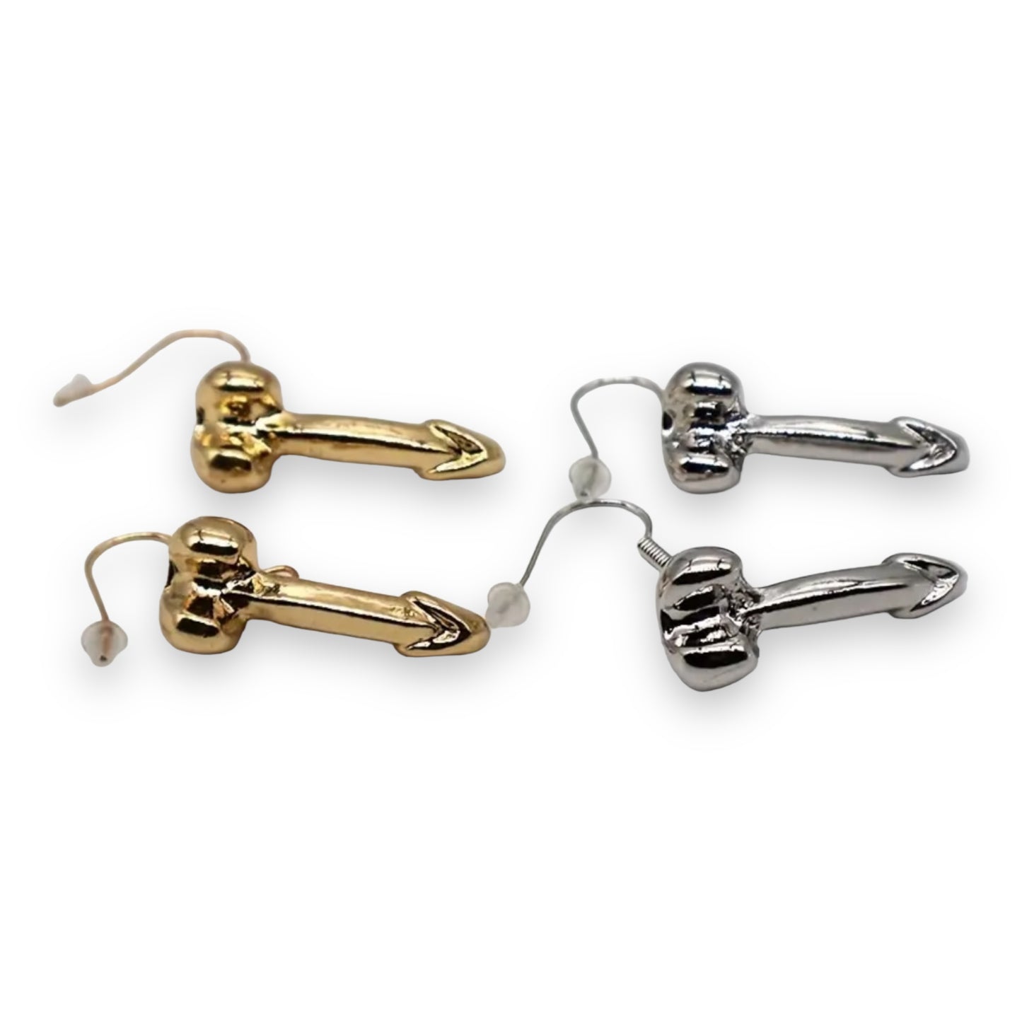 Kinky Pleasure - T096 - Earrings - Penis Shaped Earrings - 2 Colours