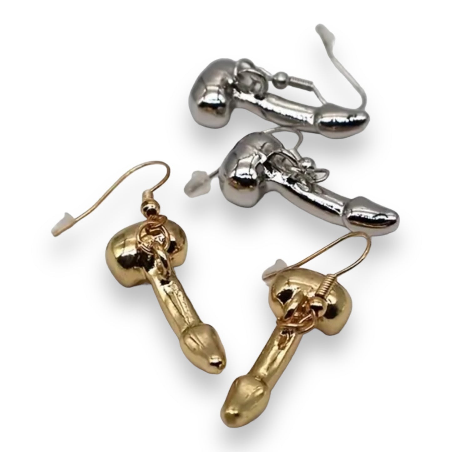 Kinky Pleasure - T096 - Earrings - Penis Shaped Earrings - 2 Colours