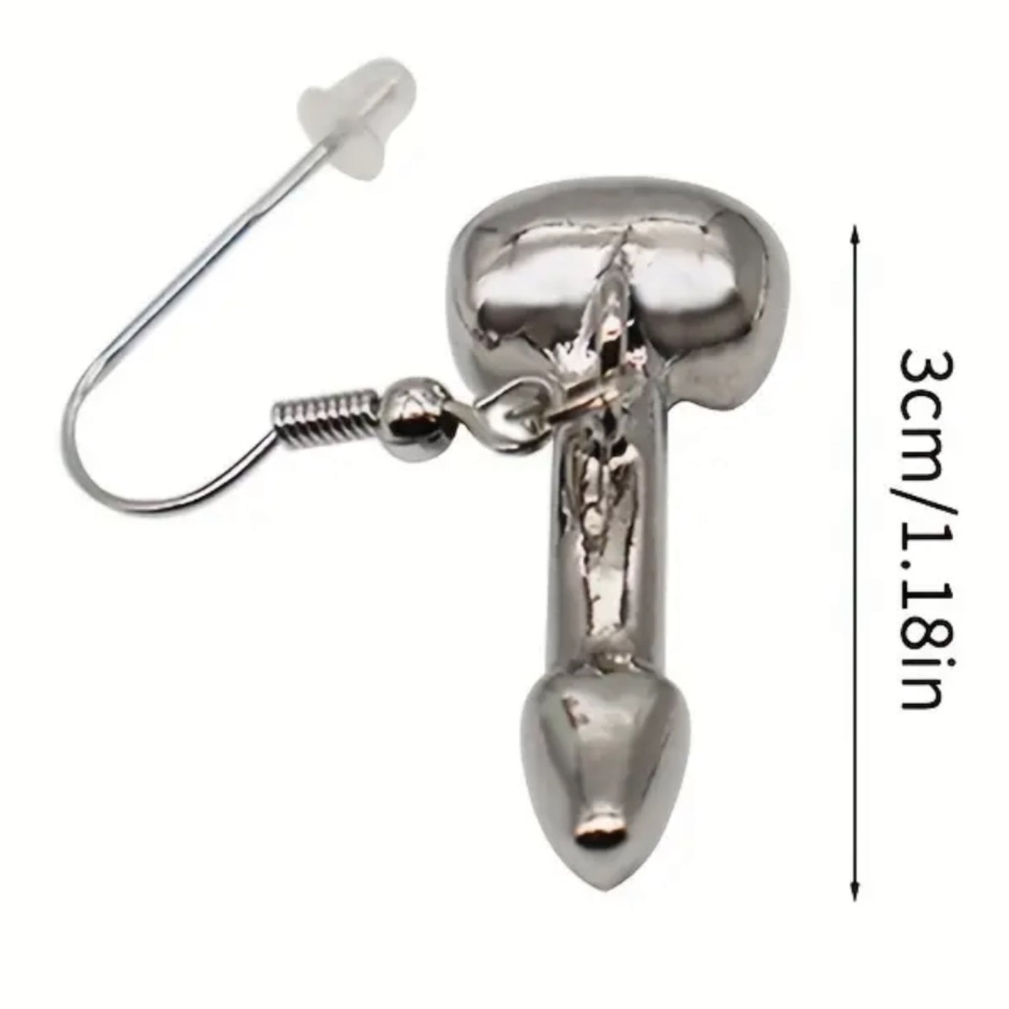 Kinky Pleasure - T096 - Earrings - Penis Shaped Earrings - 2 Colours