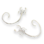 Kinky Pleasure - S030 - Earrings - Schorpion - In Black & Silver