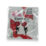 Kinky Pleasure - S029 - Earrings - Lips With Hand - SSST Be Quiet