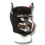 Kinky Pleasure - T215 - BDSM - Dog Mask - Camo Black