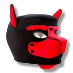 Kinky Pleasure - T222 - BDSM - Dog Mask - Red