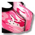 Kinky Pleasure - T218 - BDSM - Dog Mask - Pink Camo Style