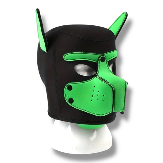 Kinky Pleasure - T216 - BDSM - Dog Mask - Green