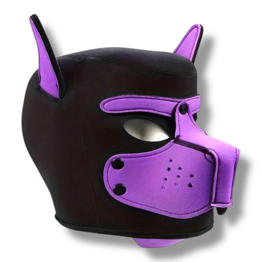 Kinky Pleasure - T214 - BDSM - Dog Mask - Purple