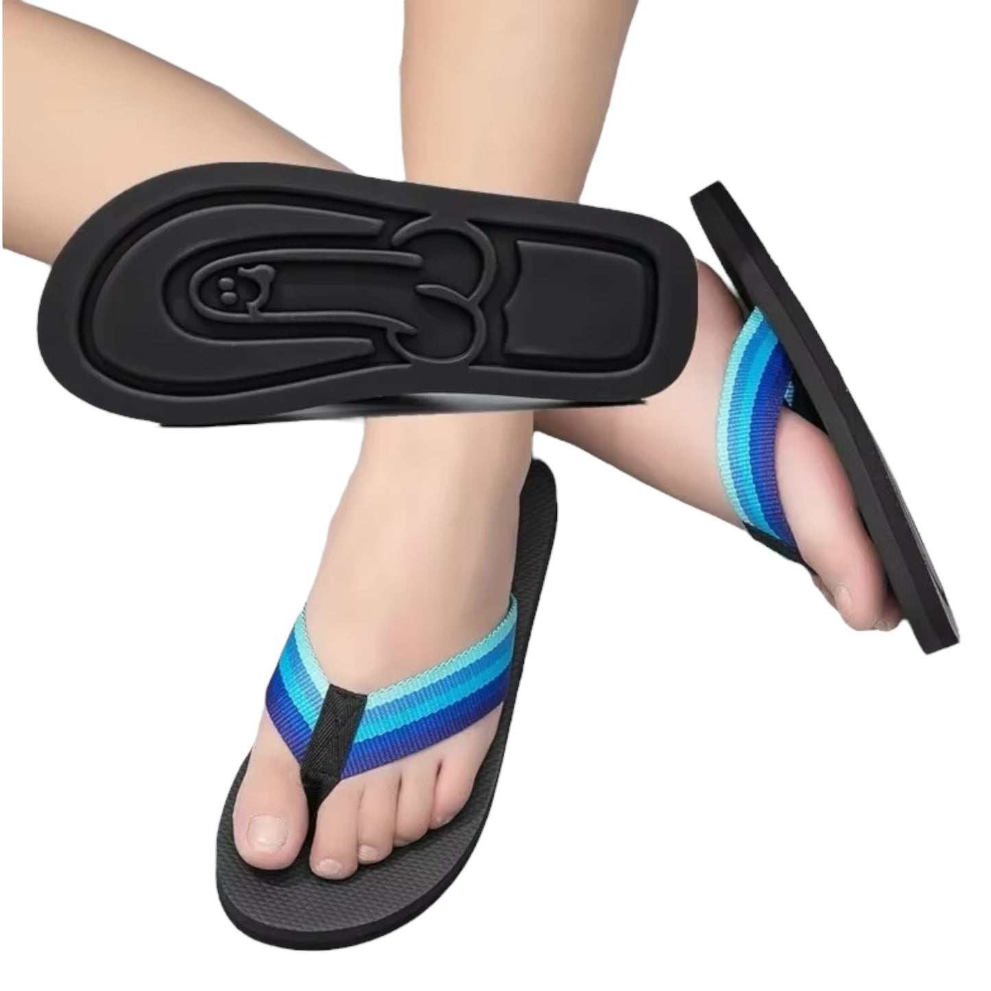 Kinky Pleasure - T235 - Penis Flip Flops - All Sizes