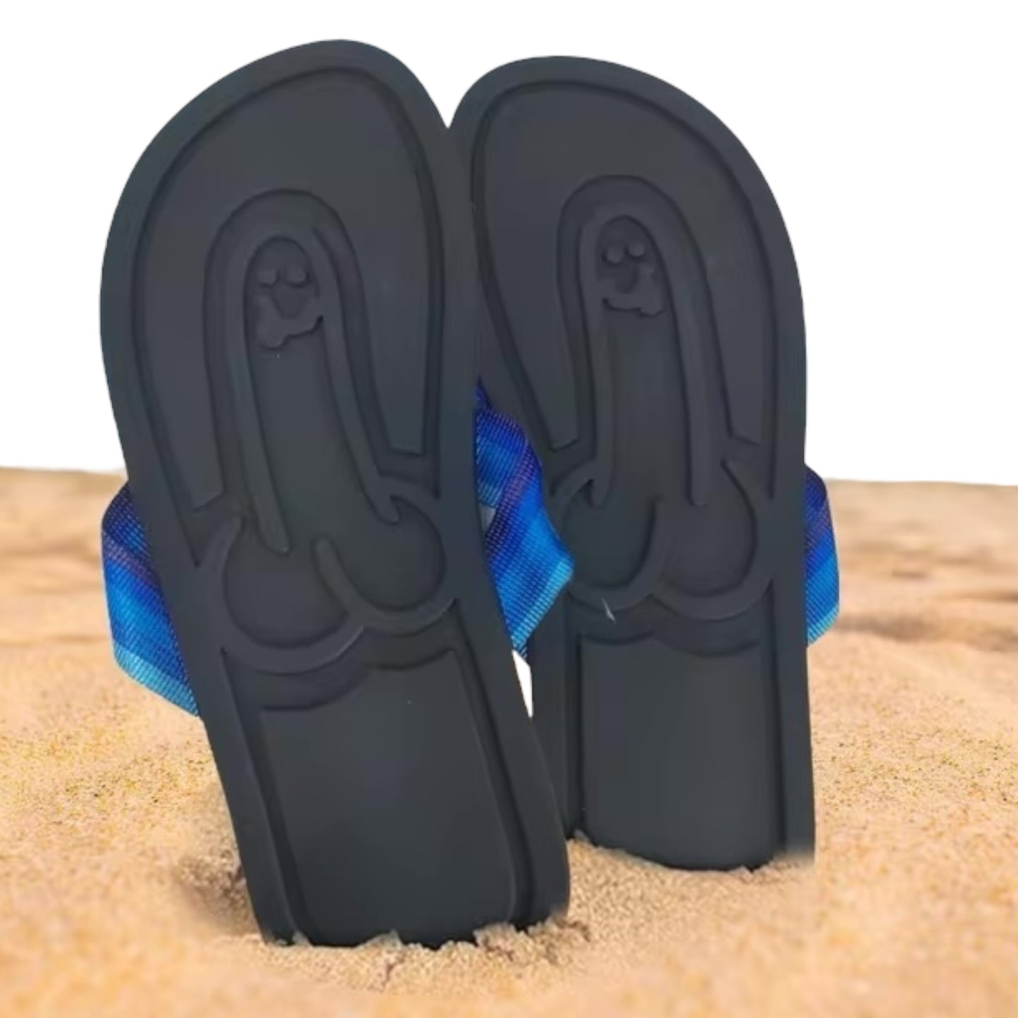 Kinky Pleasure - T235 - Penis Flip Flops - All Sizes