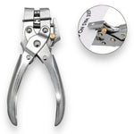 Kinky Pleasure - T122 - Enkle Hole Perforator With Rings incl Gold, Zilver, Bronze
