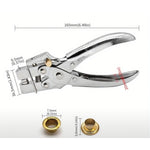 Kinky Pleasure - T122 - Enkle Hole Perforator With Rings incl Gold, Zilver, Bronze