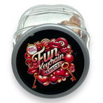 Kinky Pleasure - KP023 - Keychain Sex Dice In Glass Jar 48 Pieces