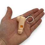 Kinky Pleasure - KP025 - Keychain Penis Whistle in Glass Jar Display - 48 Pieces