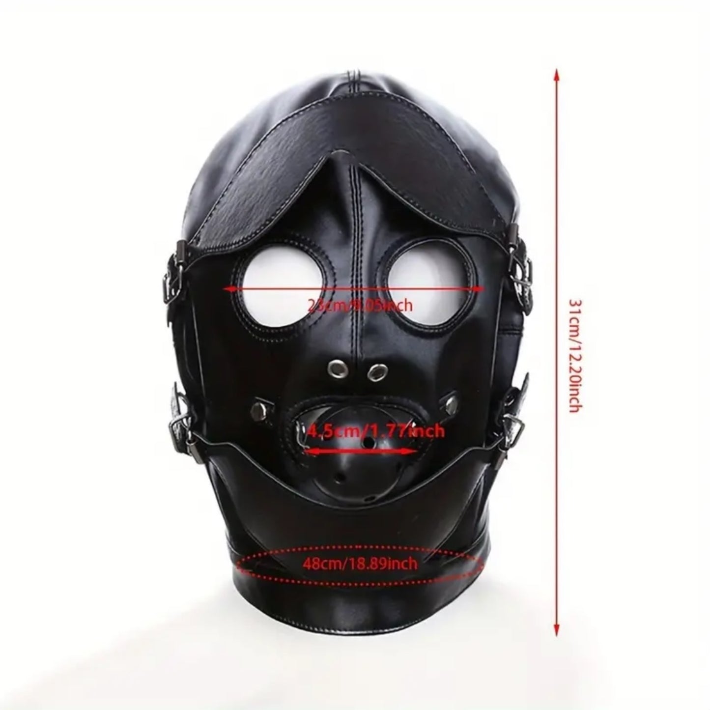 Kinky Pleasure - T154 - Extreme BDSM Bondage Mask - Elegant Cosplay & Sensual Accessory