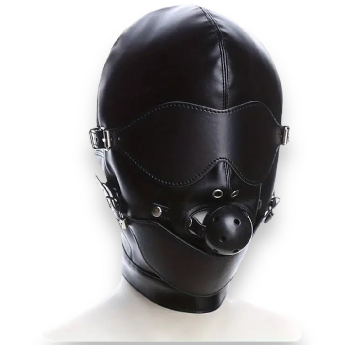 Kinky Pleasure - T154 - Extreme BDSM Bondage Mask - Elegant Cosplay & Sensual Accessory