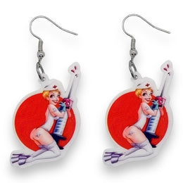 Kinky Pleasure - T107 - Earrings - Sexy Doctor