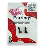 Kinky Pleasure - T109 - Earrings - Penis Suck Me! Fuck Me! - 3 Colours