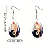 Kinky Pleasure - T103 - Earrings - Sexy Chick On Wrecking Ball
