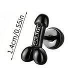 Kinky Pleasure - T109 - Earrings - Penis Suck Me! Fuck Me! - 3 Colours