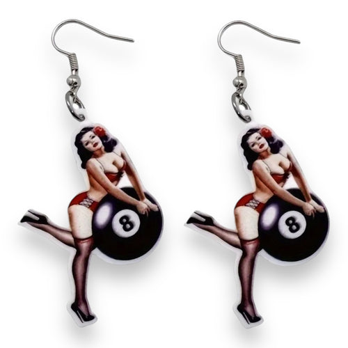 Kinky Pleasure - T108 - Earrings - Sexy With BlackBal8