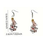 Kinky Pleasure - T106 - Earrings - Card Lady