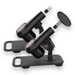 Kinky Pleasure - AX107 - Fuck Machine with Crystal Dildo Attachment - Remote Control - Includes 2 Attachments