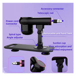 Kinky Pleasure - AX107 - Fuck Machine with Crystal Dildo Attachment - Remote Control - Includes 2 Attachments