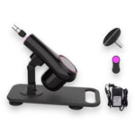 Kinky Pleasure - AX107 - Fuck Machine with Crystal Dildo Attachment - Remote Control - Includes 2 Attachments