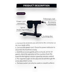 Kinky Pleasure - AX107 - Fuck Machine with Crystal Dildo Attachment - Remote Control - Includes 2 Attachments