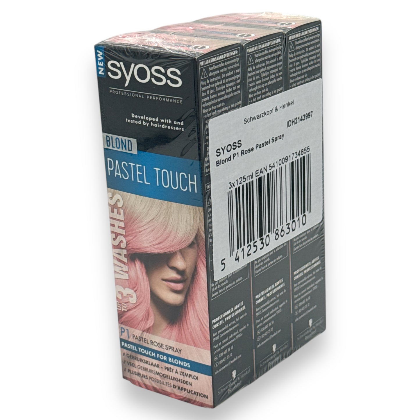 Kinky Pleasure - BT001 - Syoss - P1 - Pastel Touch Rose Blond Spray - 125ml