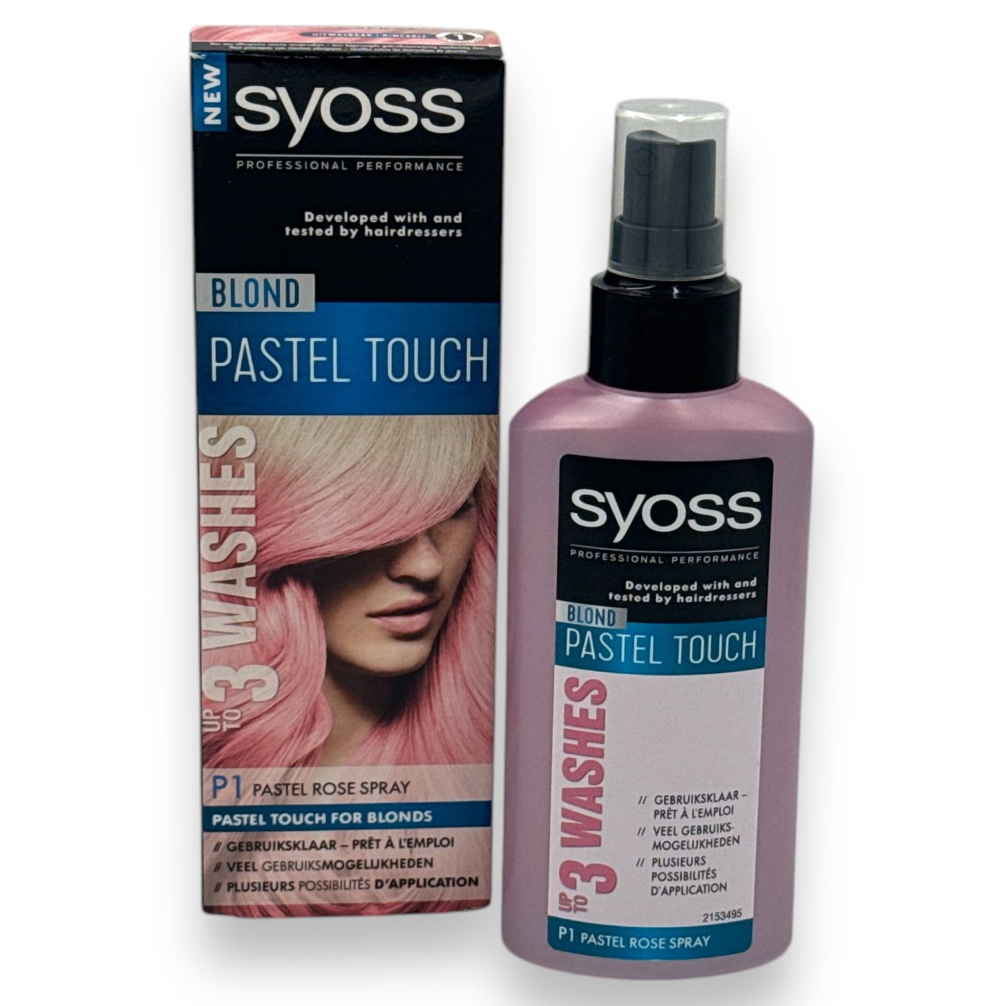 Kinky Pleasure - BT001 - Syoss - P1 - Pastel Touch Rose Blond Spray - 125ml