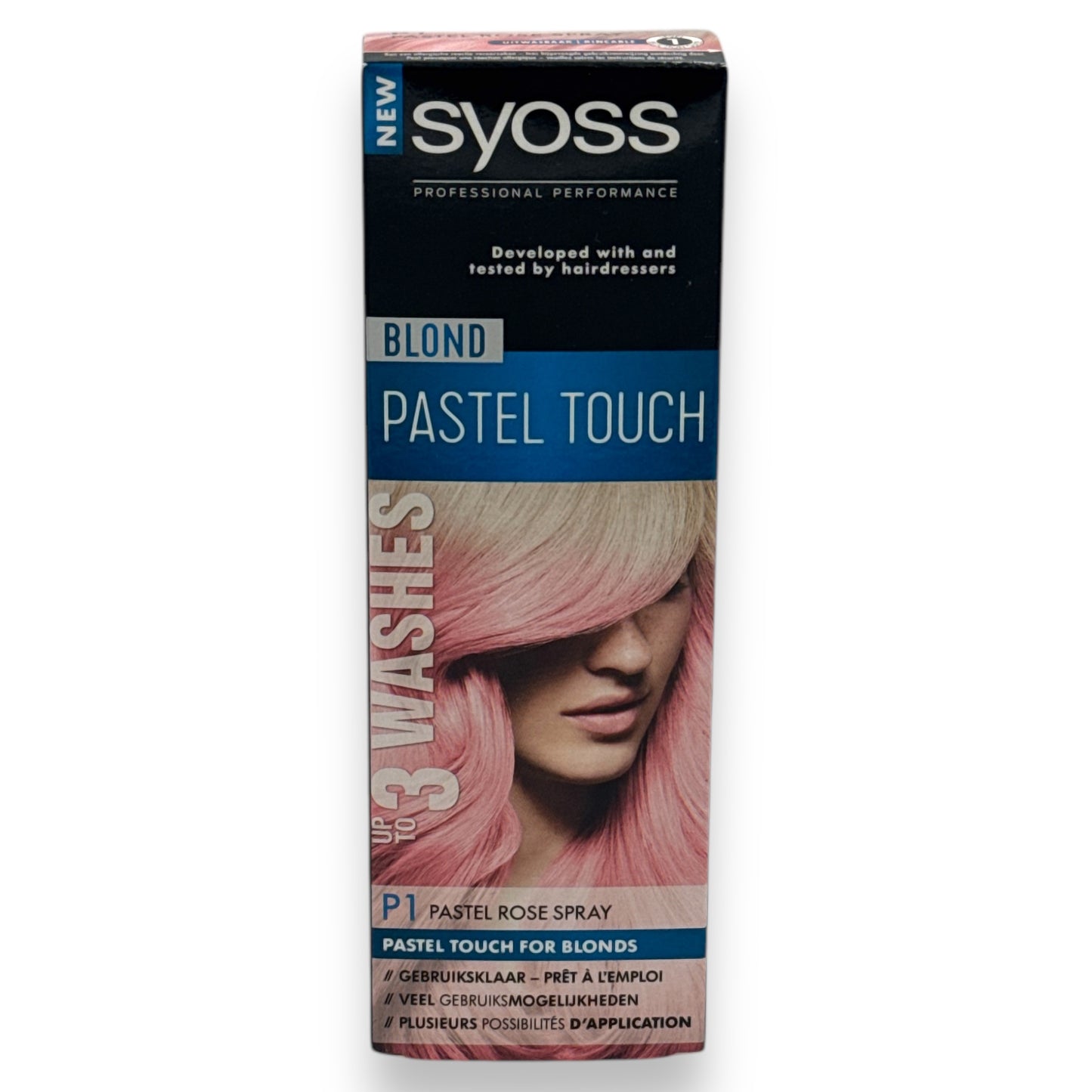 Kinky Pleasure - BT001 - Syoss - P1 - Pastel Touch Rose Blond Spray - 125ml