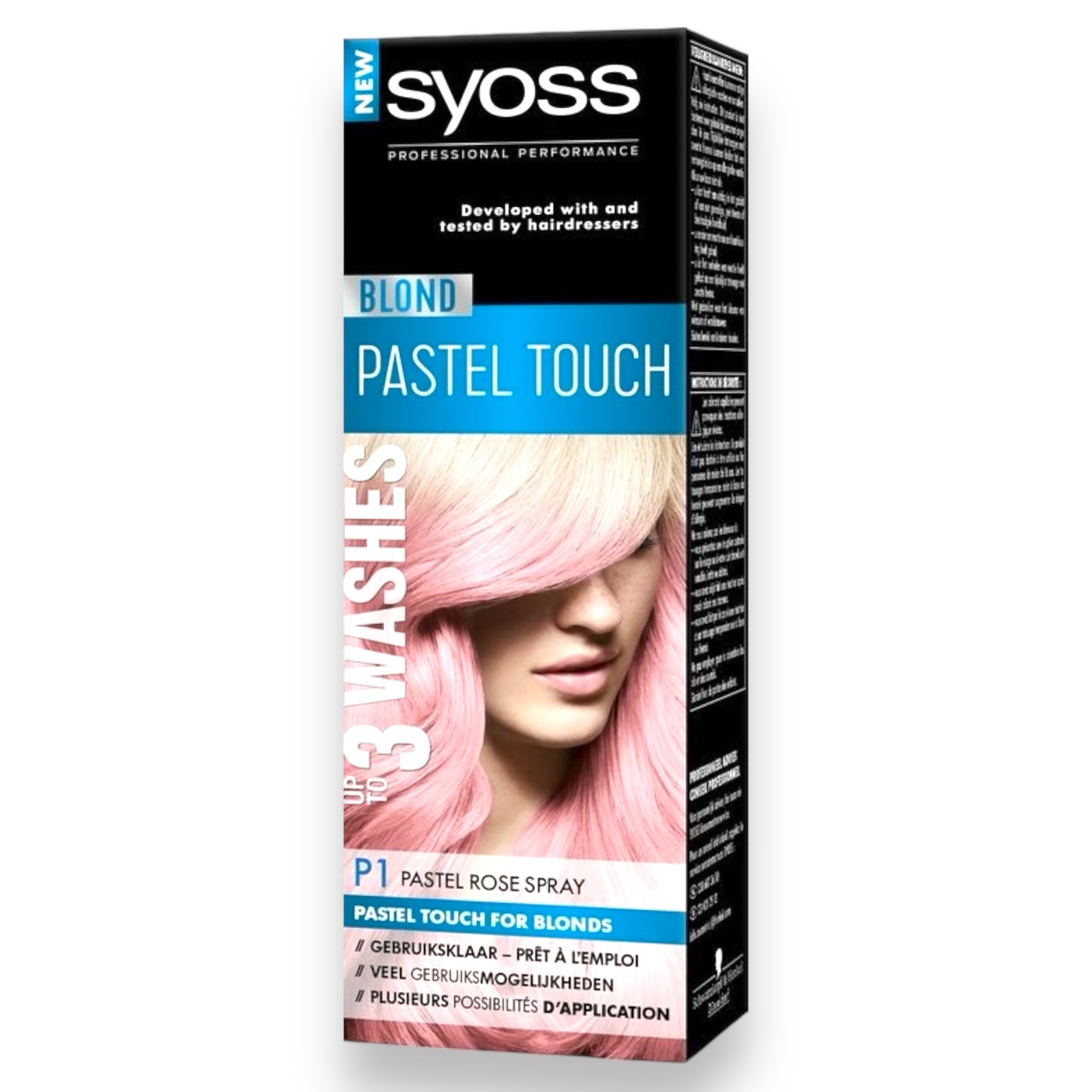 Kinky Pleasure - BT001 - Syoss - P1 - Pastel Touch Rose Blond Spray - 125ml