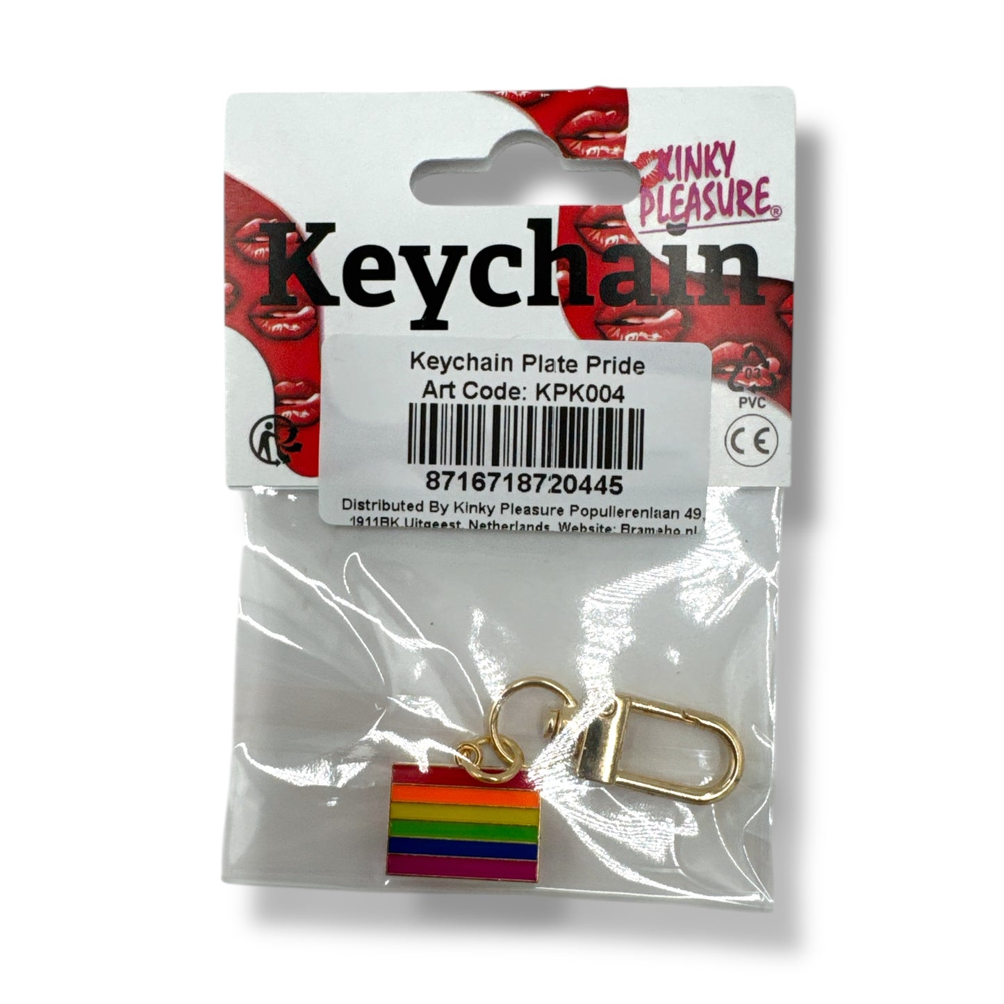 Kinky Pleasure - KPK004 - Keychain - Plate Pride