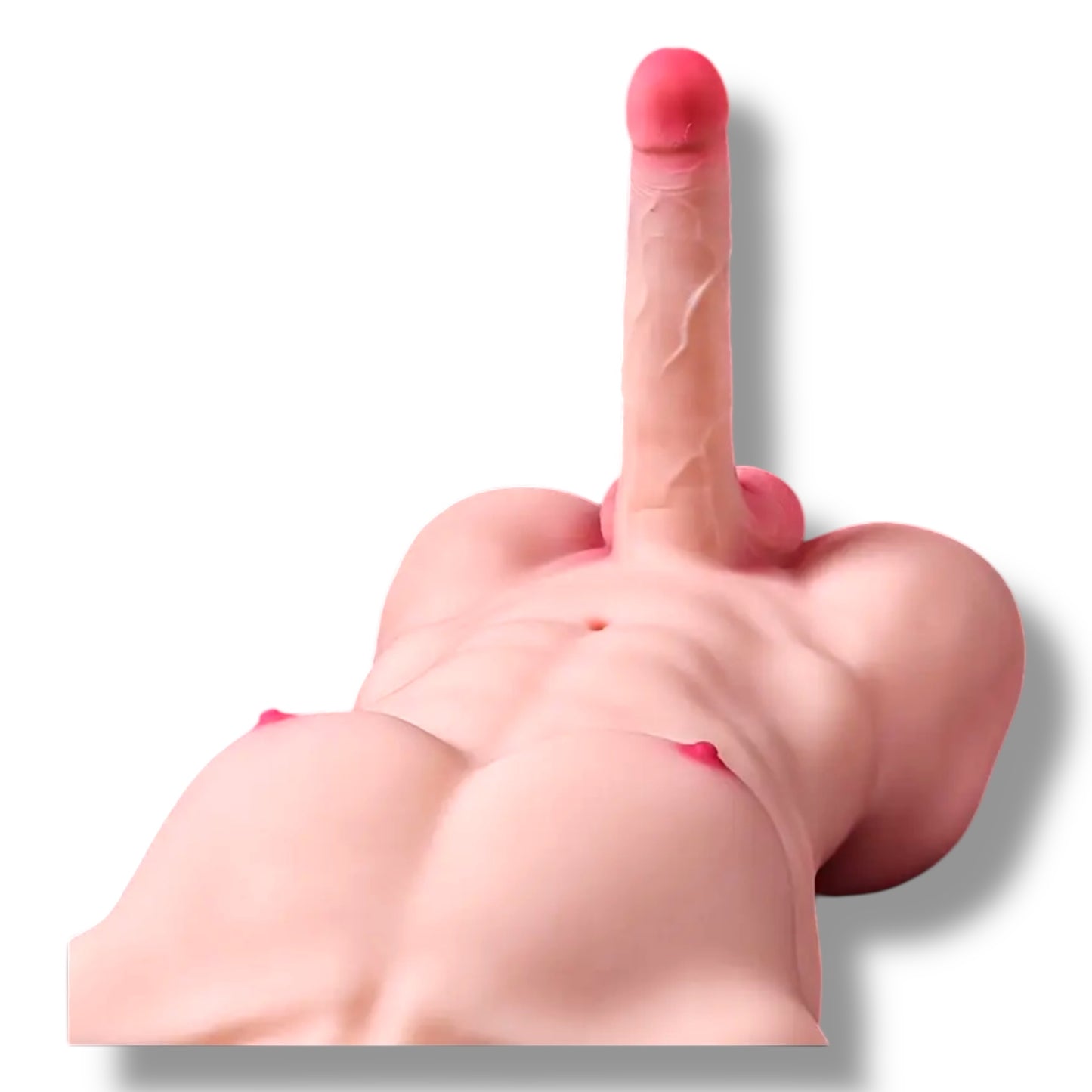 Kinky Pleasure - KPB001 - Mega Body's - Man - White - 8 kg - 50 x 24 cm - 19.6' x 9.4 inch