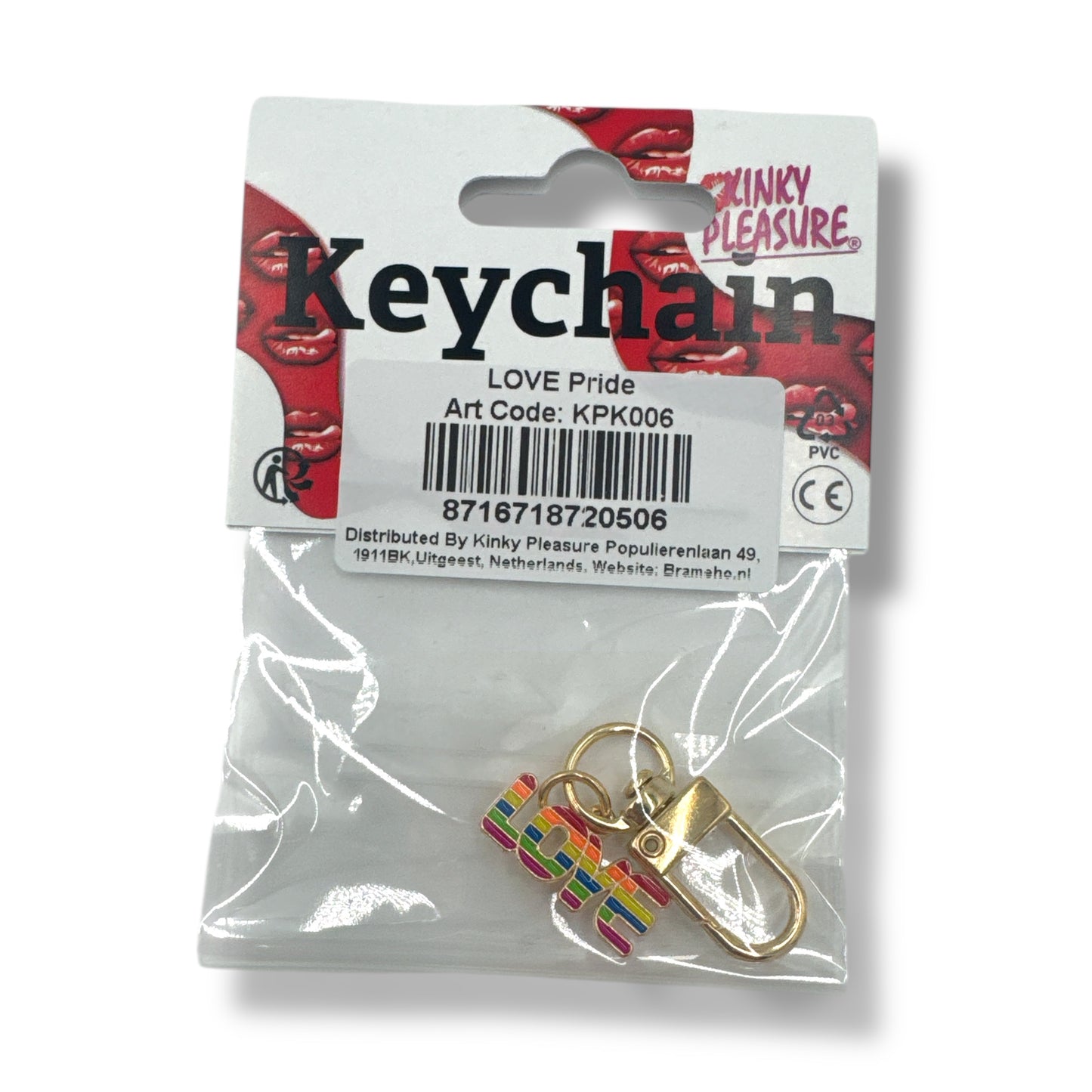 Kinky Pleasure - KPK006 - Keychain - Love Pride
