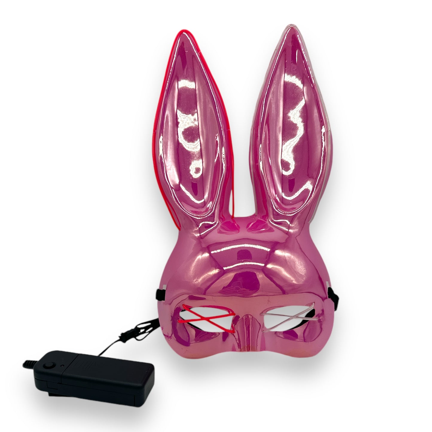 Kinky Pleasure - KP002 - Bunny Mask Deluxe - With Lights - 4 Colours