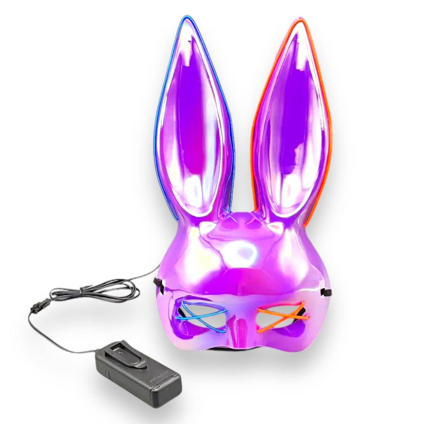 Kinky Pleasure - KP002 - Bunny Mask Deluxe - With Lights - 4 Colours