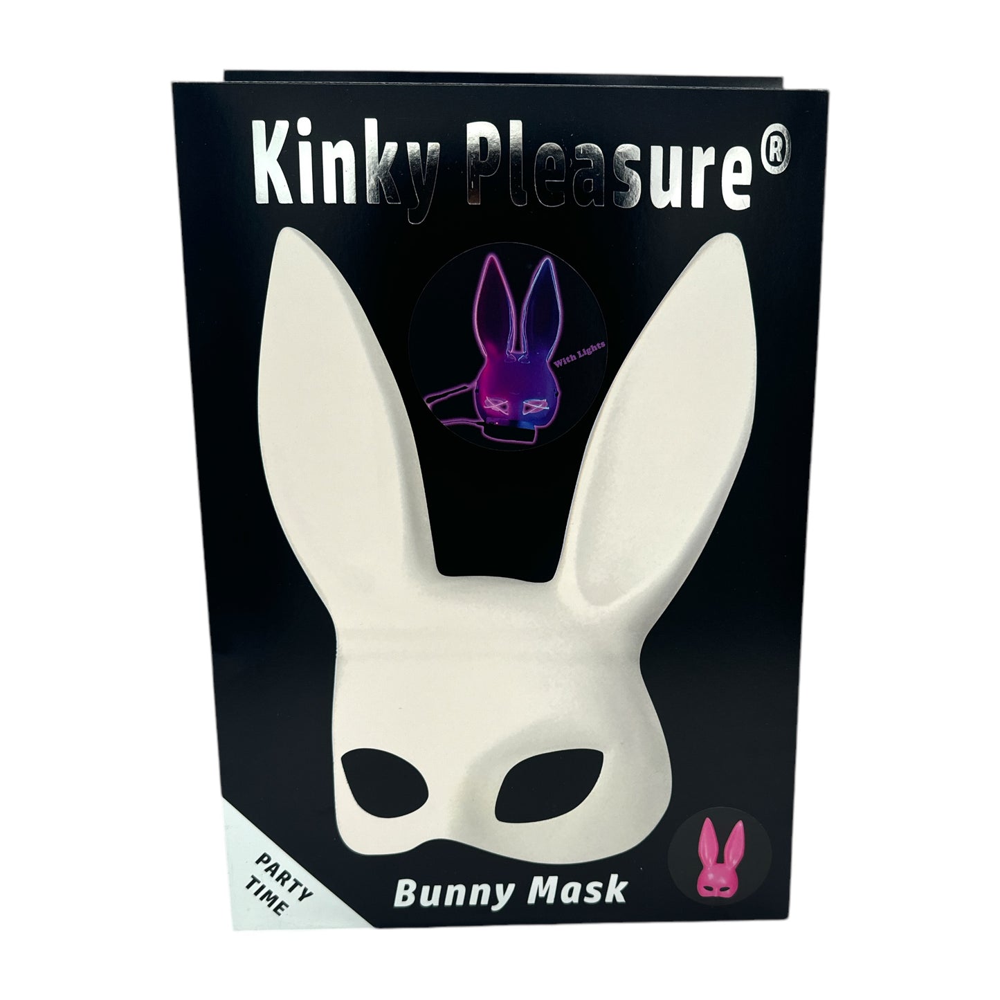 Kinky Pleasure - KP002 - Bunny Mask Deluxe - With Lights - 4 Colours