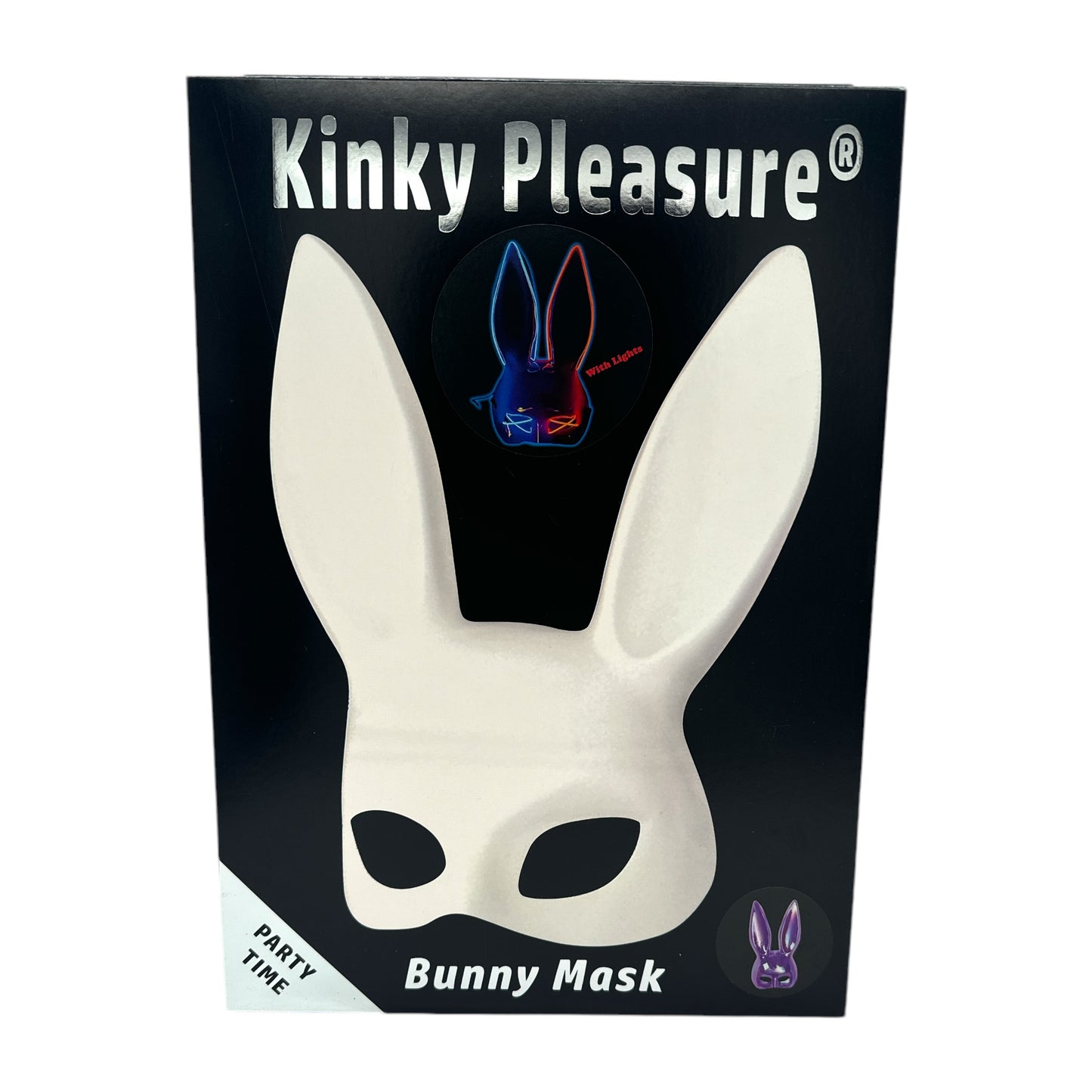 Kinky Pleasure - KP002 - Bunny Mask Deluxe - With Lights - 4 Colours