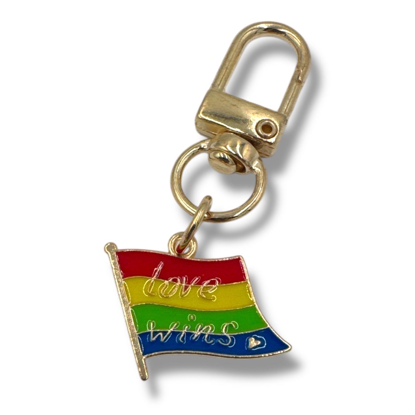 Kinky Pleasure - KPK009 - Keychain - Flag Love Wins Pride