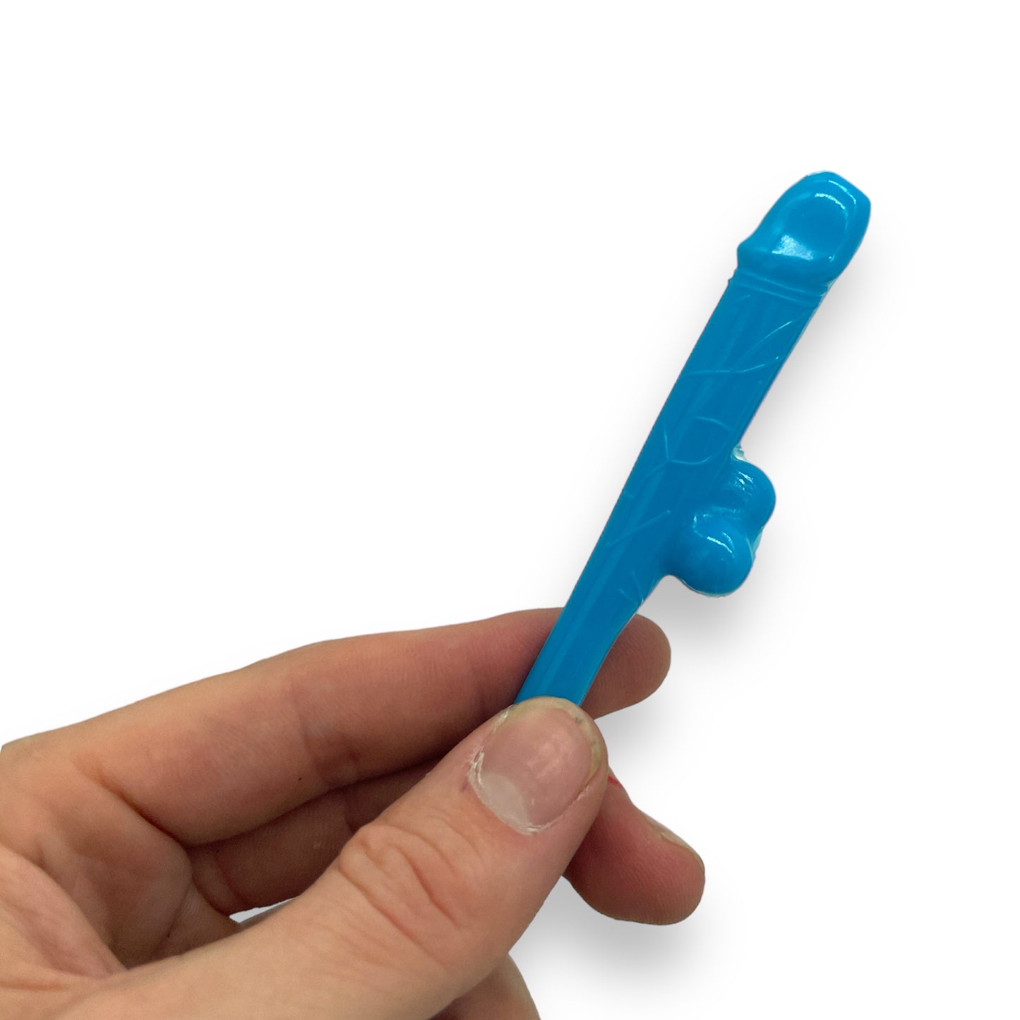 Kinky Pleasure - KP007 - Penis Straws - 10pcs - Blue - New Package