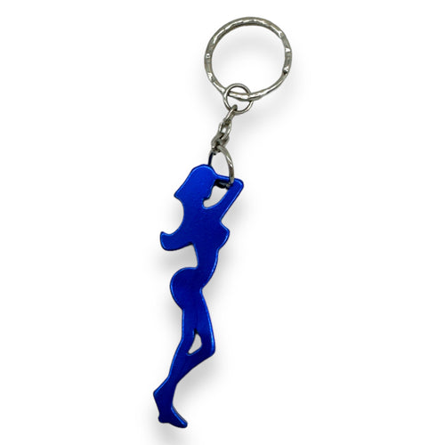 Kinky Pleasure - KPK035 - Keychain - Bottle Opener - Sexy Body Woman - Blue