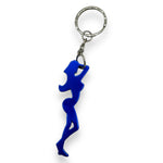 Kinky Pleasure - KPK035 - Keychain - Bottle Opener - Sexy Body Woman - Blue