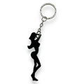 Kinky Pleasure - KPK037 - Keychain - Bottle Opener - Sexy Body Woman - Black
