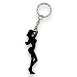 Kinky Pleasure - KPK037 - Keychain - Bottle Opener - Sexy Body Woman - Black