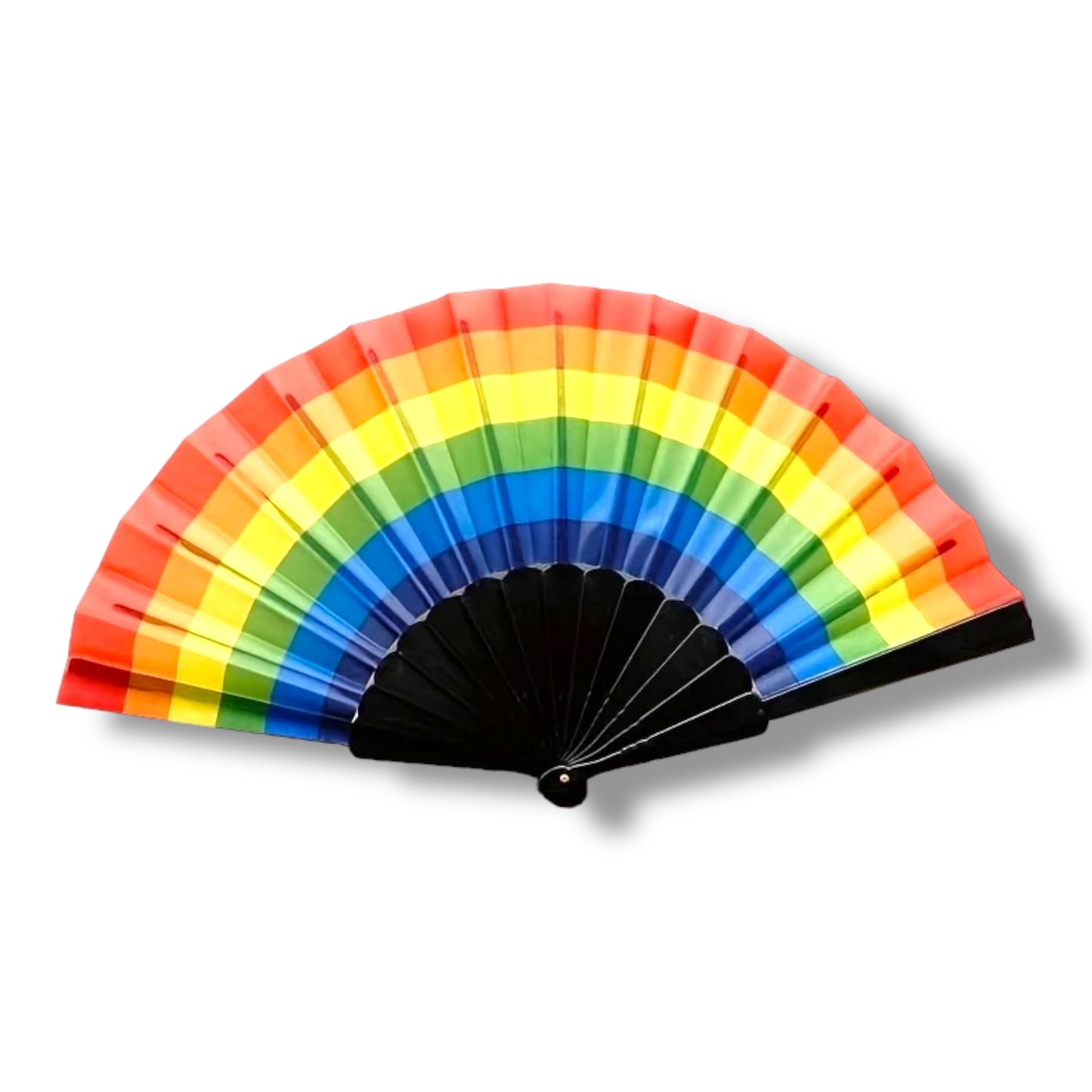 Kinky Pleasure - T075 - Pride Rainbow Hand Fan - 3 Colours